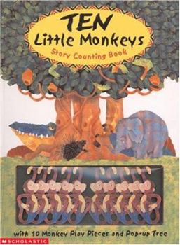 Hardcover Ten Little Monkeys Book