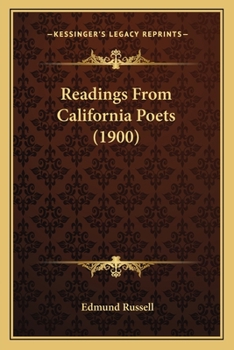 Paperback Readings from California Poets (1900) Book