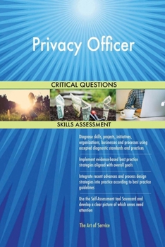 Paperback Privacy Officer Critical Questions Skills Assessment Book