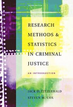 Paperback Research Methods and Statistics in Criminal Justice: An Introduction (with Infotrac) [With Infotrac] Book