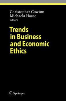Paperback Trends in Business and Economic Ethics Book