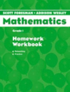 Paperback Scott Foresman Addison Wesley Math 2005 Homework Workbook Grade 1 Book