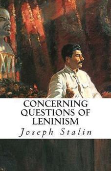 Paperback Concerning Questions of Leninism Book