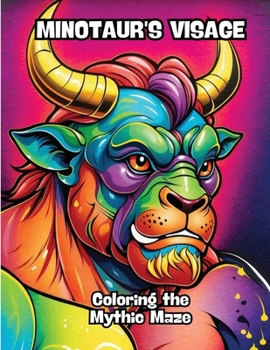 Paperback Minotaur's Visage: Coloring the Mythic Maze Book