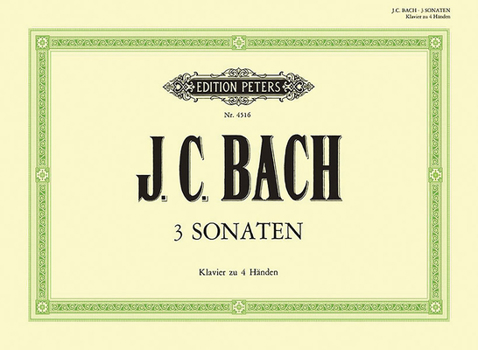 Paperback Three Sonatas for Piano Duet Book