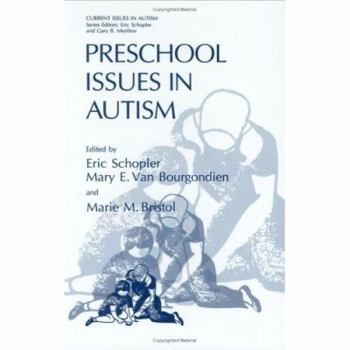 Hardcover Preschool Issues in Autism Book