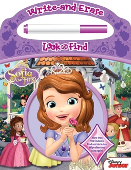 Board book Disney Junior Sofia the First: Write-And-Erase Look and Find Book