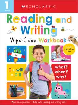 Paperback First Grade Reading/Writing Wipe Clean Workbook: Scholastic Early Learners (Wipe Clean) Book