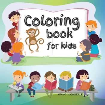 Paperback Coloring book for kids Book