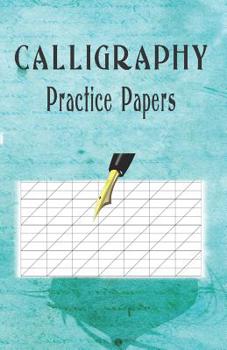 Calligraphy Practice Paper: 100 sheet pad, calligraphy style writing paper and workbook.
