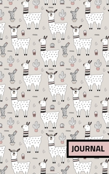 Paperback Journal: Alpaca/Llama; 100 sheets/200 pages; 5" x 8" Book