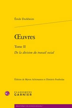 Paperback Oeuvres: de la Division Du Travail Social [French] Book