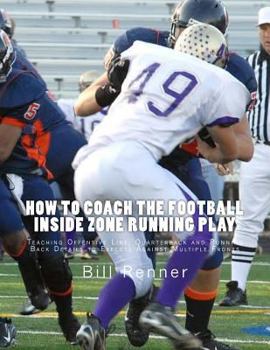 Paperback How to Coach the Football Inside Zone Running Play: Teaching Offensive Line, Quarterback and Running Back Details to Execute Against Multiple Fronts Book