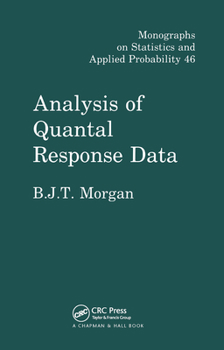 Paperback Analysis of Quantal Response Data Book