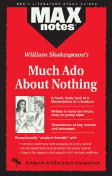 Paperback Much ADO about Nothing (Maxnotes Literature Guides) Book