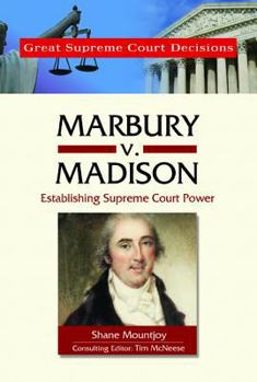 Hardcover Marbury V. Madison: Establishing Supreme Court Power Book