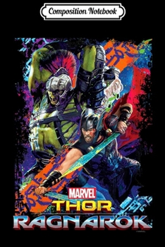 Composition Notebook: Kids Marvel Thor Ragnarok Hulk Neon Pop Poster Kids  Journal/Notebook Blank Lined Ruled 6x9 100 Pages