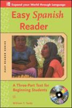 Paperback Easy Spanish Reader: A Three-Part Text For Beginning Students [With CDROM] Book
