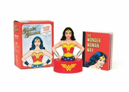 Paperback Wonder Woman Talking Figure and Illustrated Book