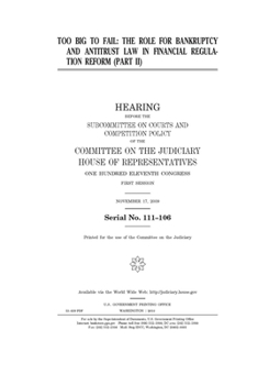 Paperback Too big to fail Pt. II Book