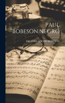 Hardcover Paul Bobeson, Negro Book
