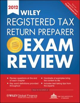 Paperback Wiley Registered Tax Return Preparer Exam Review 2012 Book
