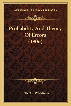 Probability and Theory of Errors