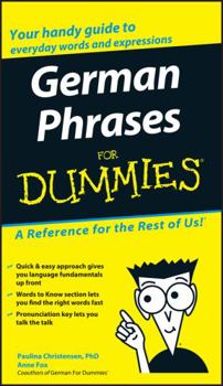 Paperback German Phrases for Dummies Book
