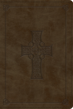 Hardcover ESV Personal Reference Bible (Trutone, Olive, Celtic Cross Design) Book