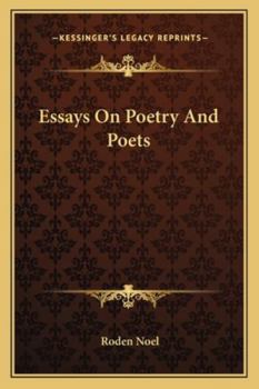 Paperback Essays On Poetry And Poets Book