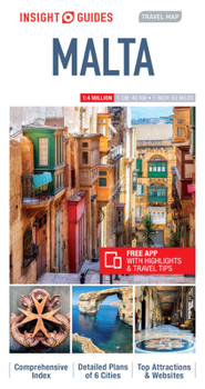 Map Insight Guides Travel Map Malta Book