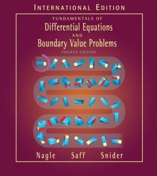 Paperback Fundamentals of Differential Equations and Boundary Value Problems Book