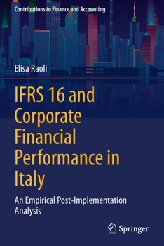 Paperback Ifrs 16 and Corporate Financial Performance in Italy: An Empirical Post-Implementation Analysis Book