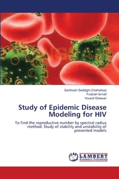 Paperback Study of Epidemic Disease Modeling for HIV Book
