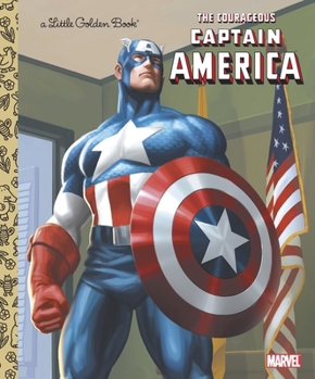 Hardcover The Courageous Captain America Book