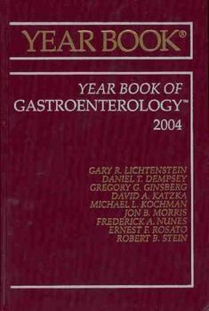 Hardcover Year Book of Gastroenterology - 2004 Book