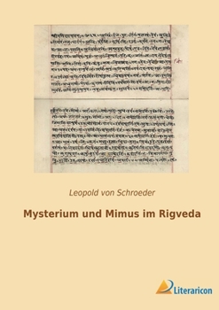 Paperback Mysterium und Mimus im Rigveda [German] Book