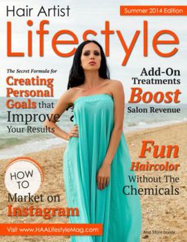 Paperback Hair Artist Lifestyle Magazine Book