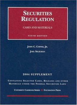 Paperback 2004 Supplement to Securities Regulation Book