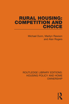 Paperback Rural Housing: Competition and Choice Book