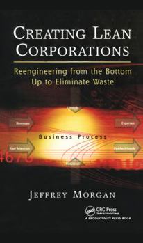Hardcover Creating Lean Corporations: Reengineering from the Bottom Up to Eliminate Waste Book