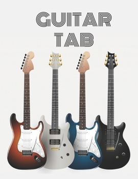 Paperback Giutar Tab: Blank Music Journal for Guitar Music Notes - 150 Pages Book