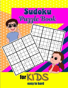 Paperback Sudoku Puzzle Book For Kids: Easy To Hard Book