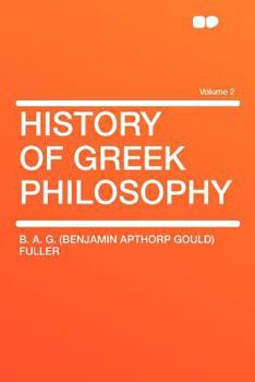 Paperback History of Greek Philosophy Volume 2 Book