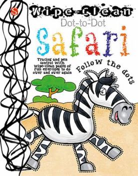 Paperback Wipe-Clean Dot-To-Dot: Safari Book