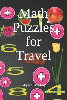 Paperback Math Puzzles for Travel: Brain Activity Book - Keeping Mind Active - Plants Model Gift Book