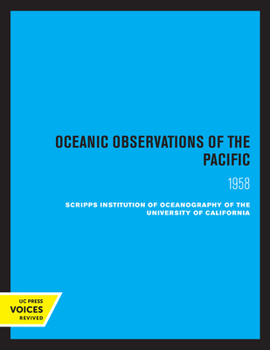 Paperback Oceanic Observations of the Pacific, 1958 Book