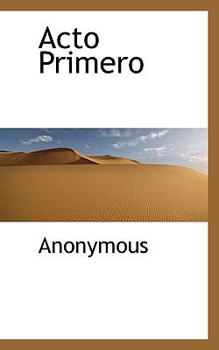 Paperback Acto Primero Book