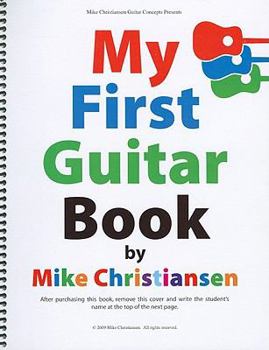 Spiral-bound My First Guitar Book