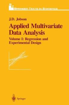Hardcover Applied Multivariate Data Analysis: Regression and Experimental Design Book